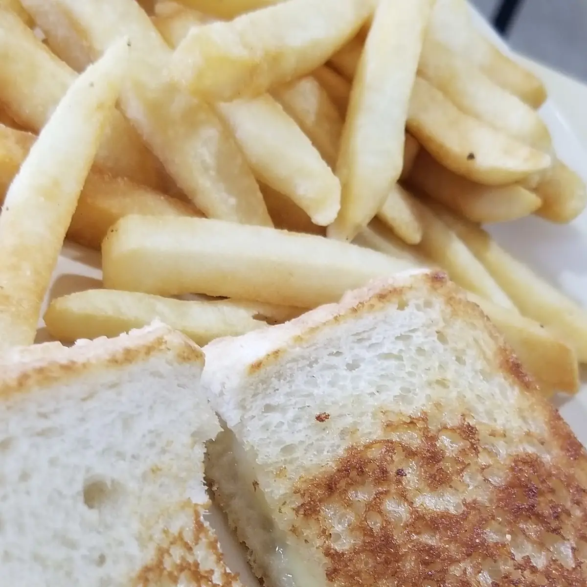 Grilled Cheese and French Fries