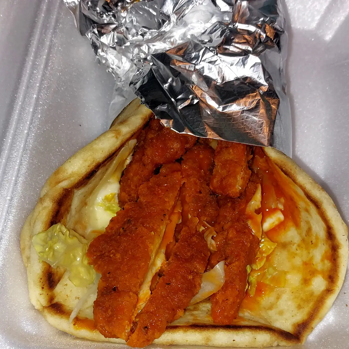 Buffalo Chicken Pita