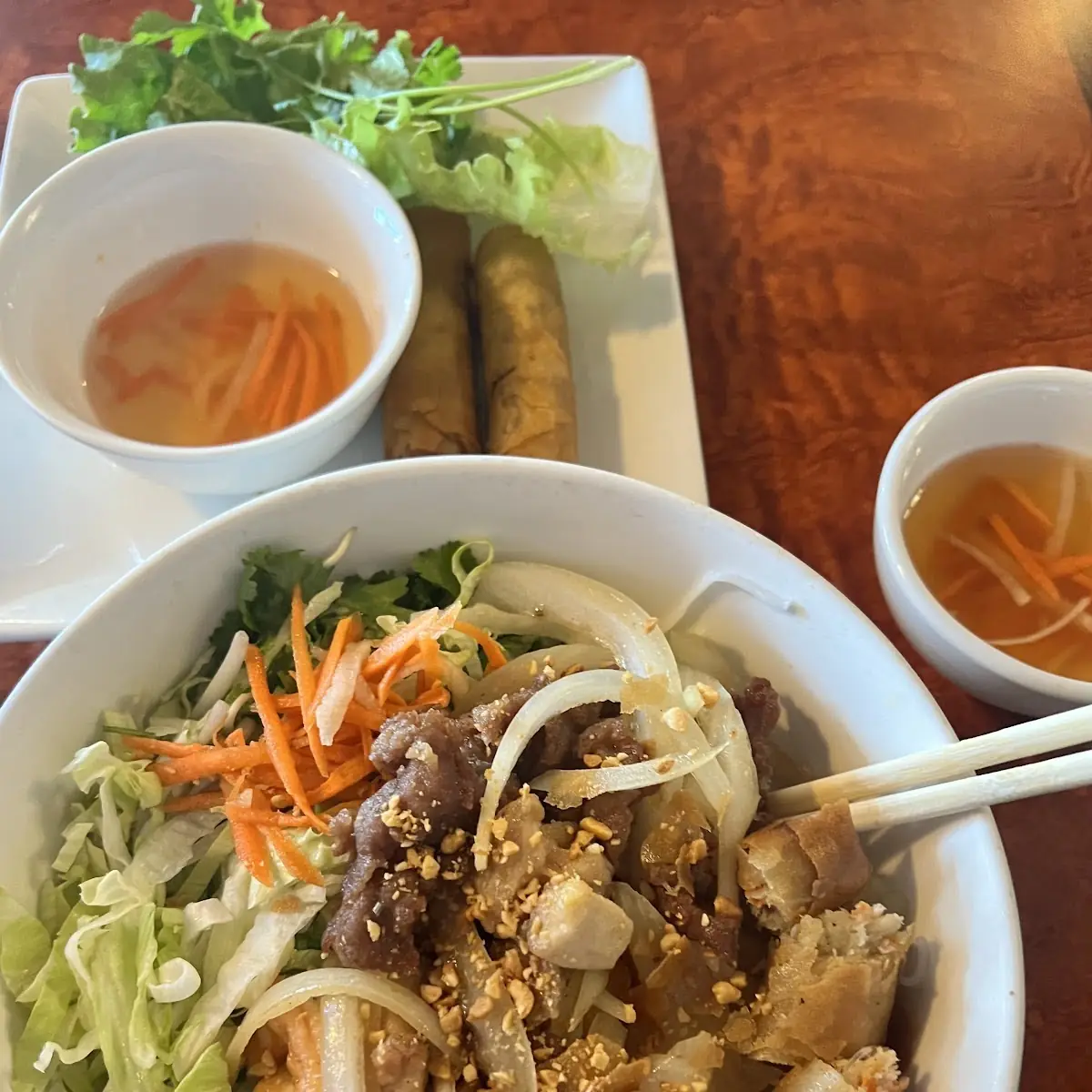 Bun Bi Cha Gio Chay Vegetarian