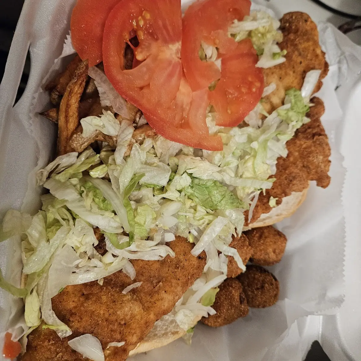 Fried Fish Sandwich Cod