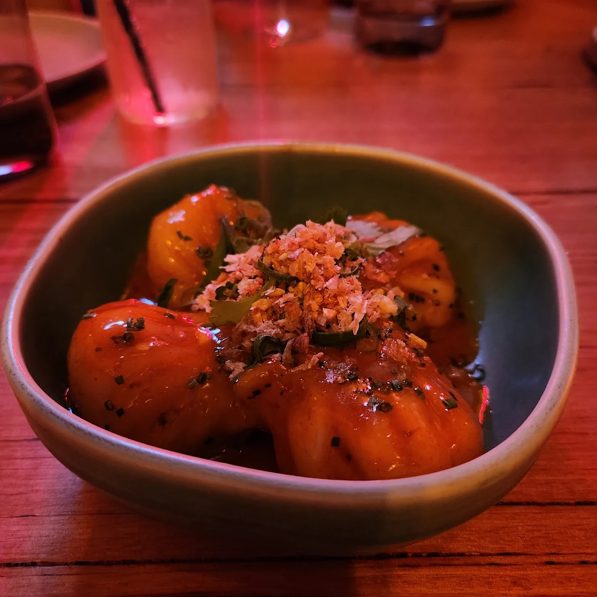 Prawn Dumplings, King Clarence