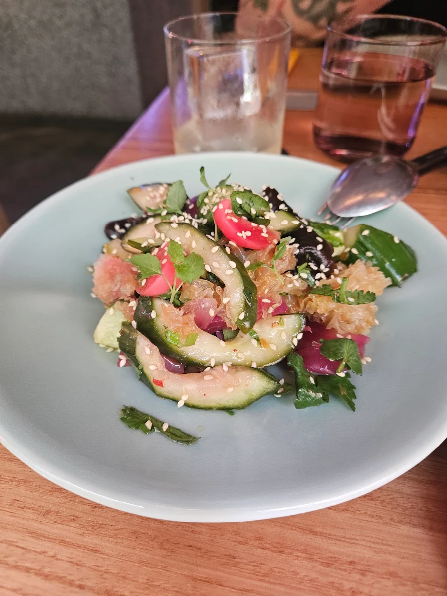 Smashed Cucumber Salad, King Clarence