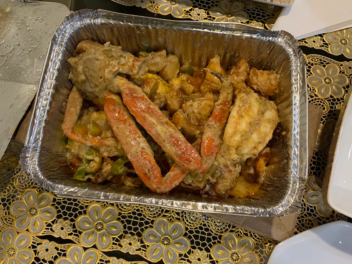 Seafood Boil Extra Spicy, Mealtors Jamaican Fusion Cuisine