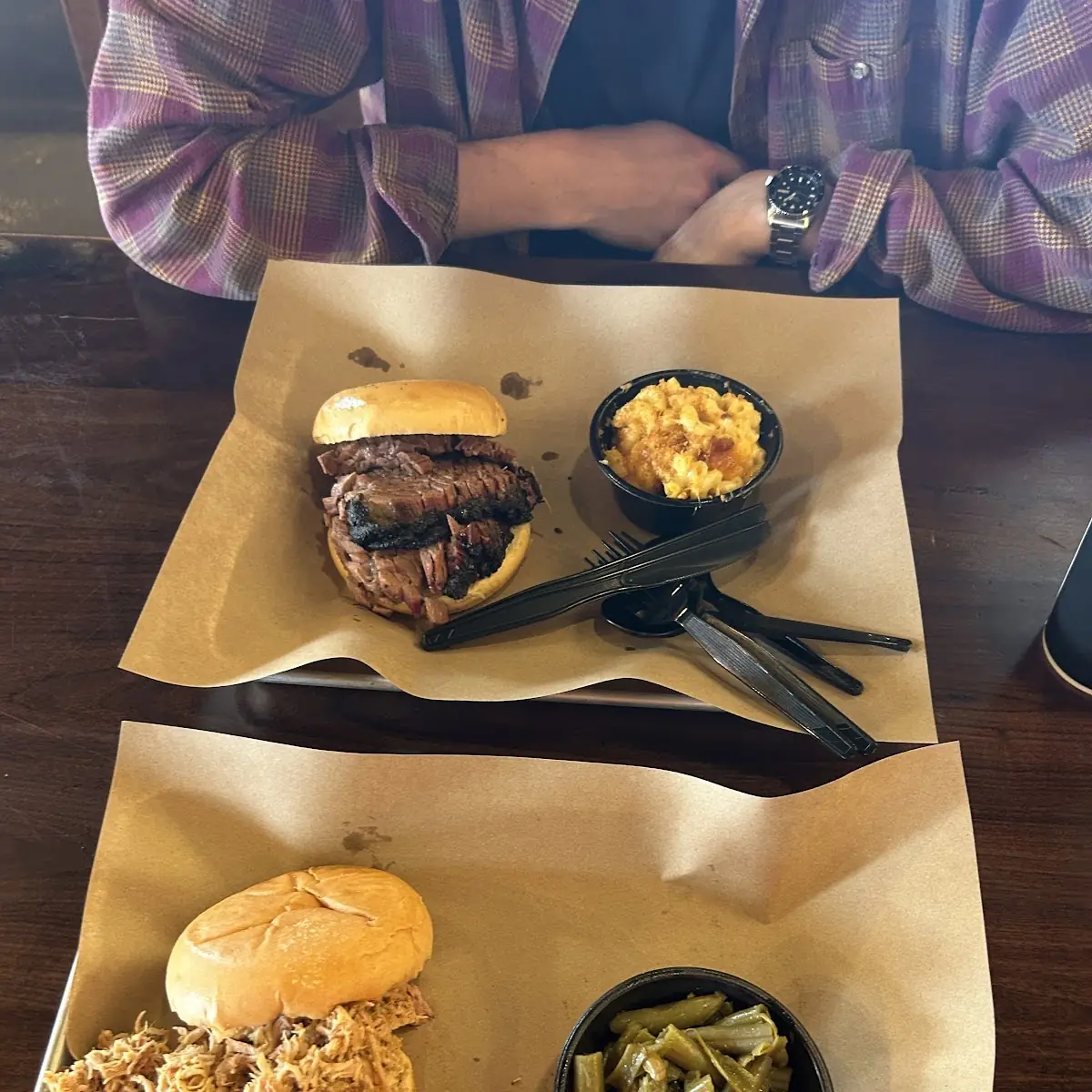 Chopped Brisket Sandwich