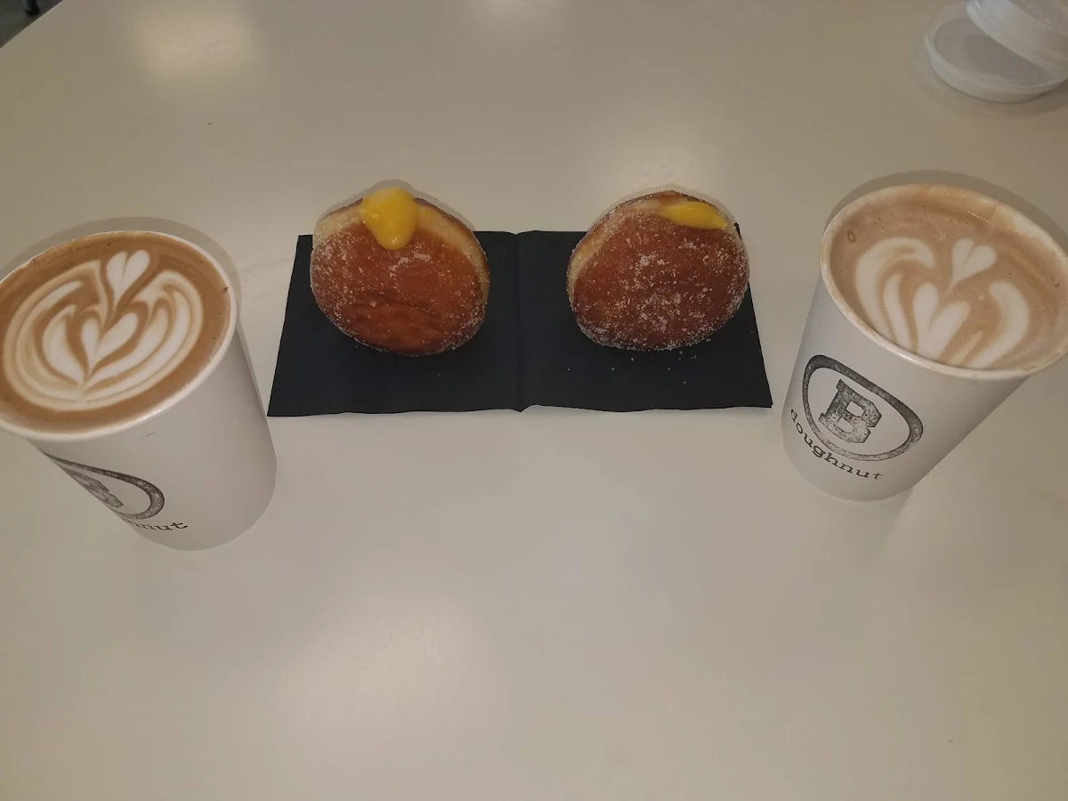 Lemon Curd Donuts