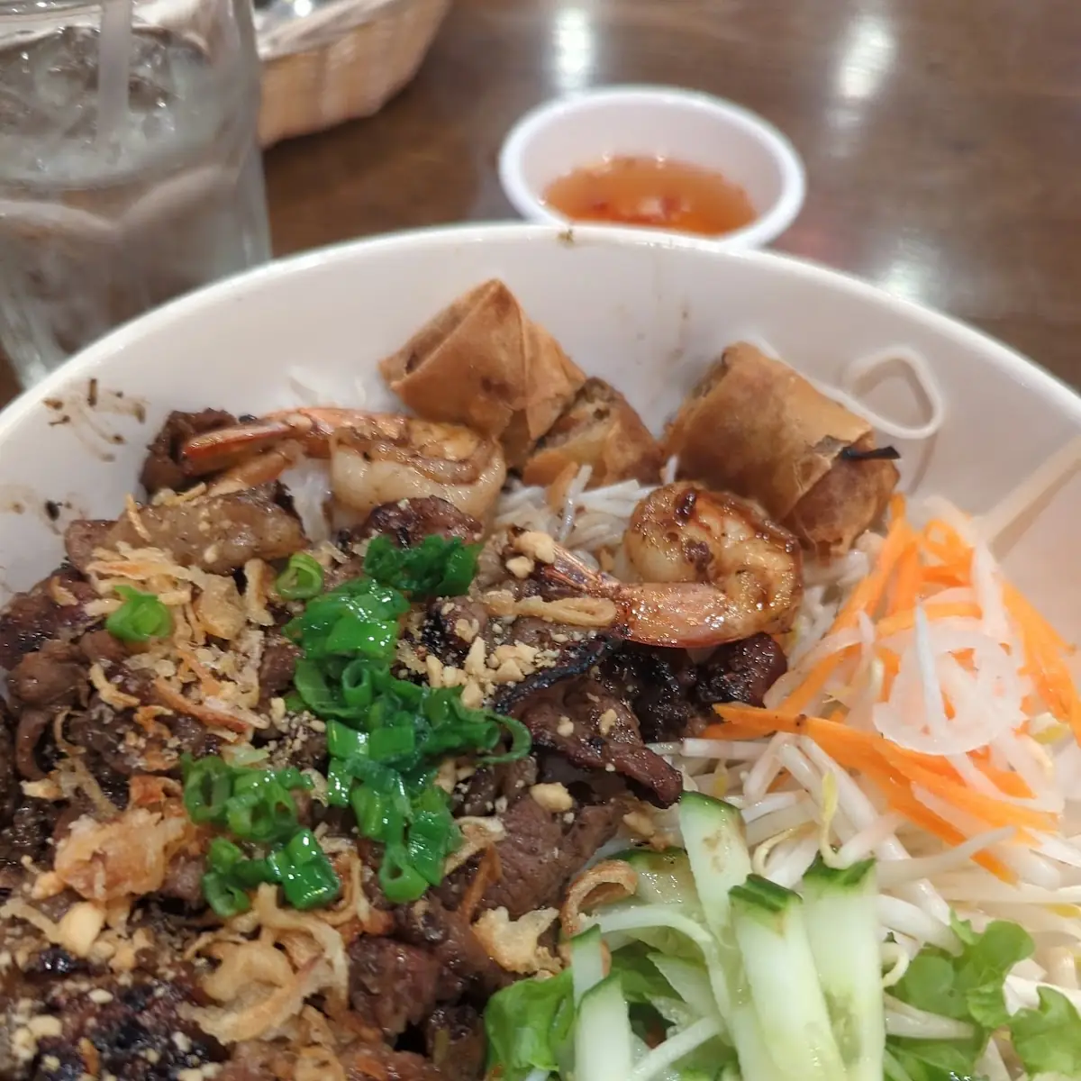 Bun Cha Gio Tom Thit Nuong