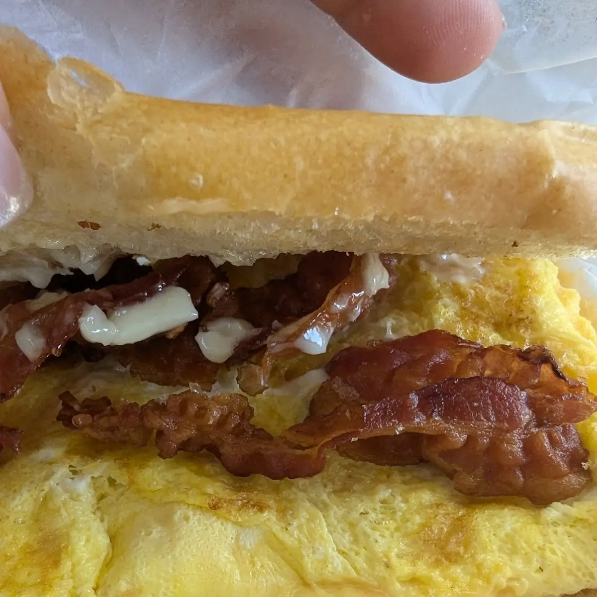 Bacon Egg and Cheese Sandwich Cubano