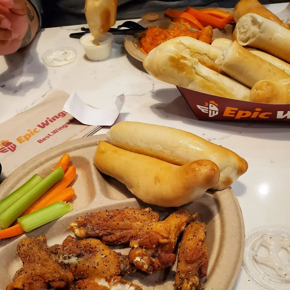 Lemon Pepper Wings Combo