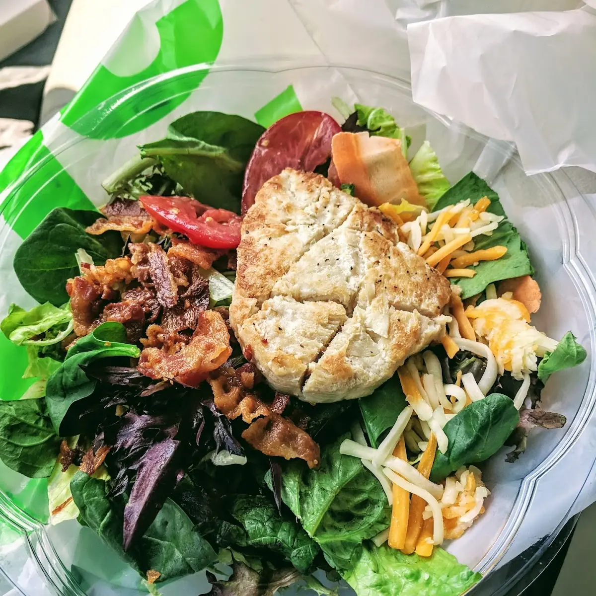 Grilled Chicken Bacon Ranch Salad