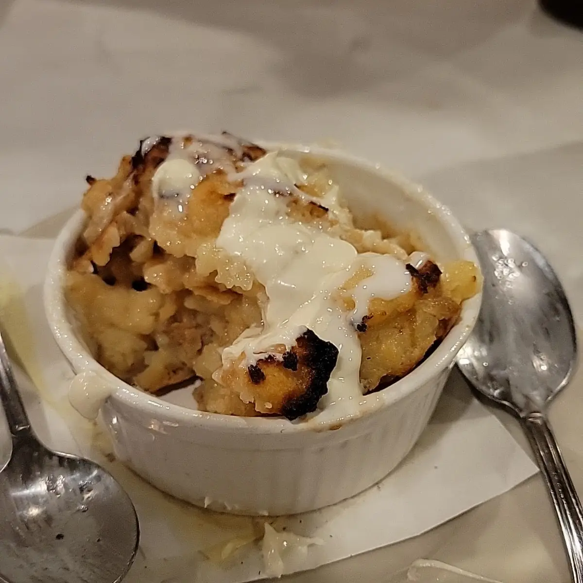 White Chocolate Chip Bread Pudding
