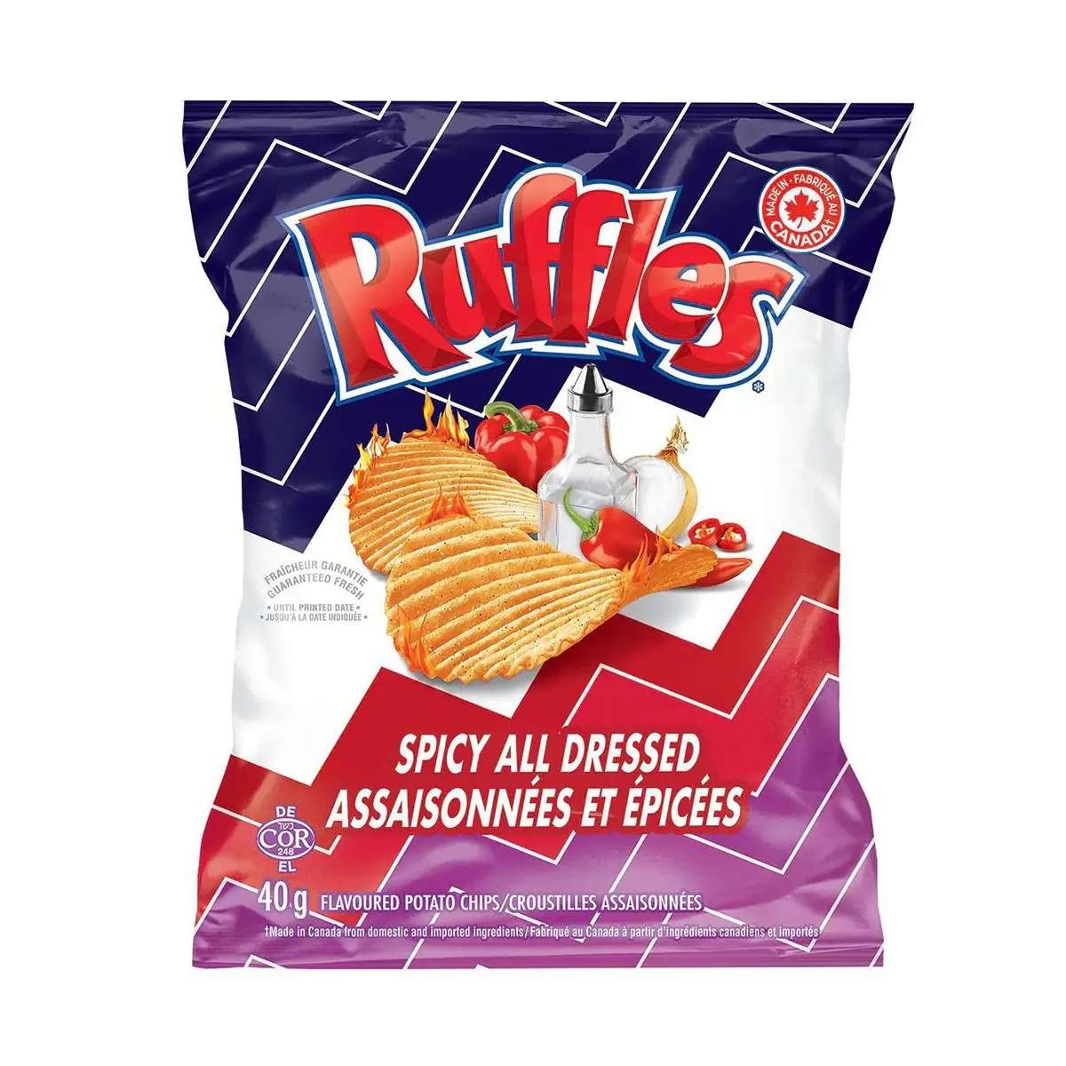 Ruffles All Dressed Flavour Potato Chips, Subway