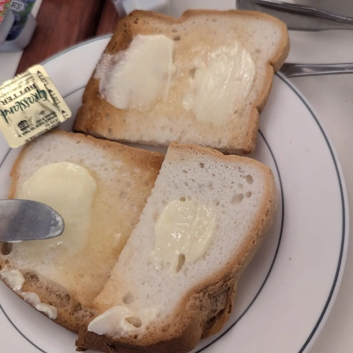 Toasted Bagel with Butter