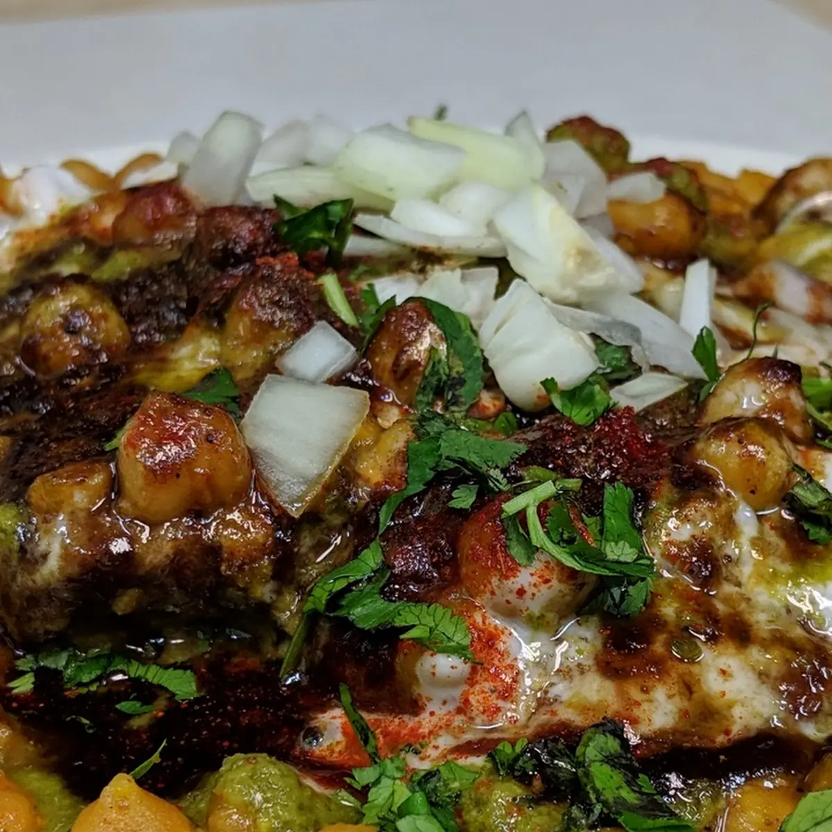 Aloo Tikki Chaat