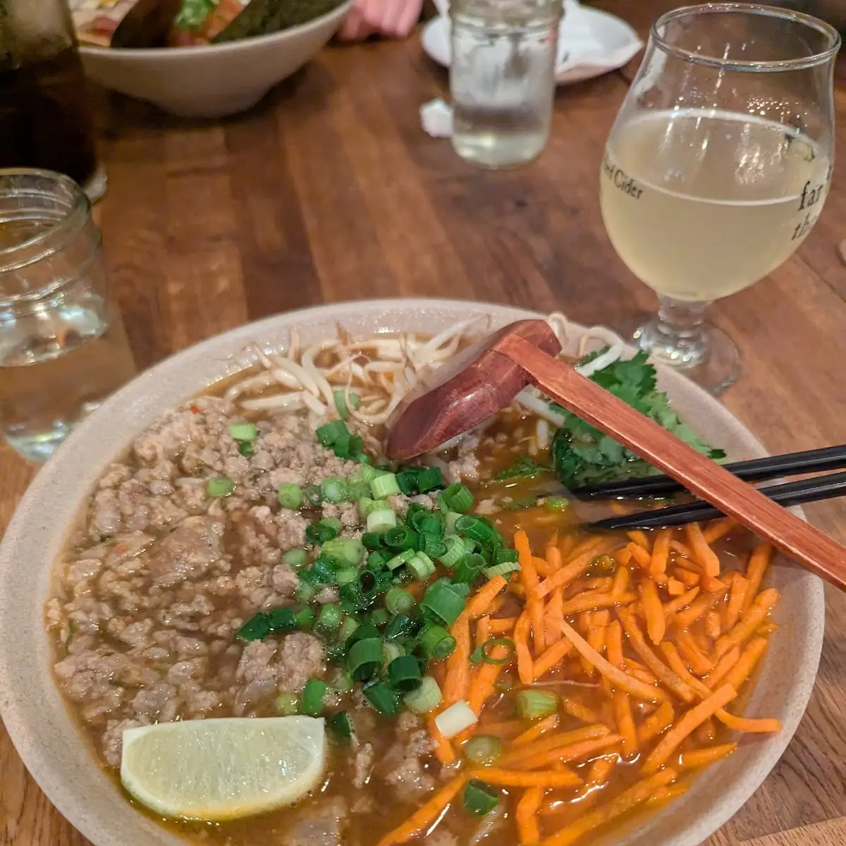 Vietnamese Noodles with GF Miso Broth