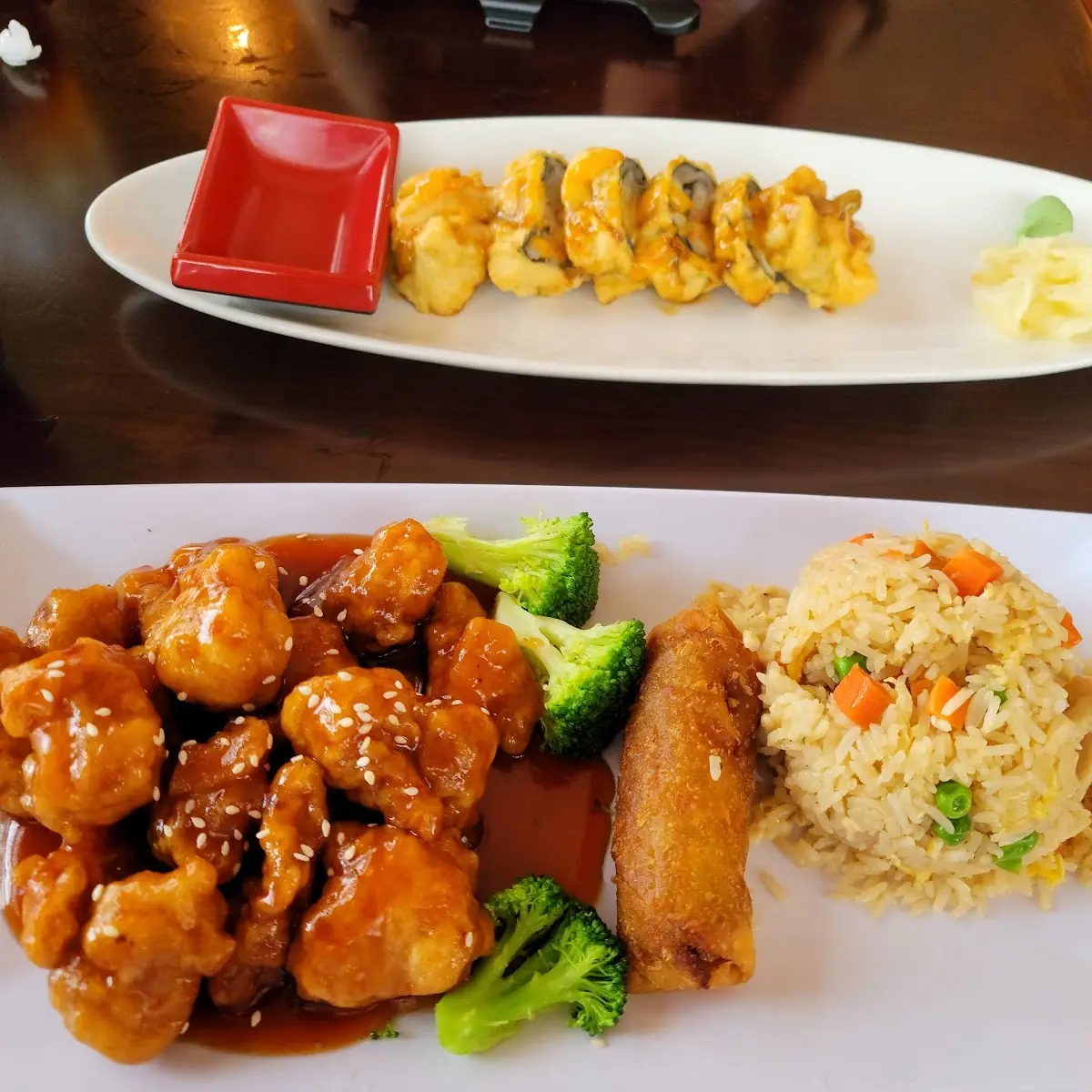 General TSO Chicken w Fried Rice