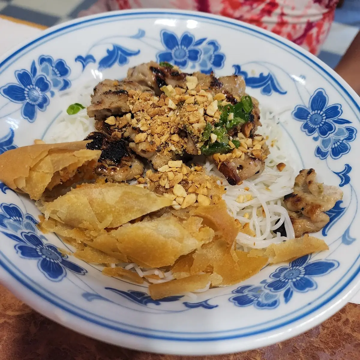 Grill Pork and Egg Rolls