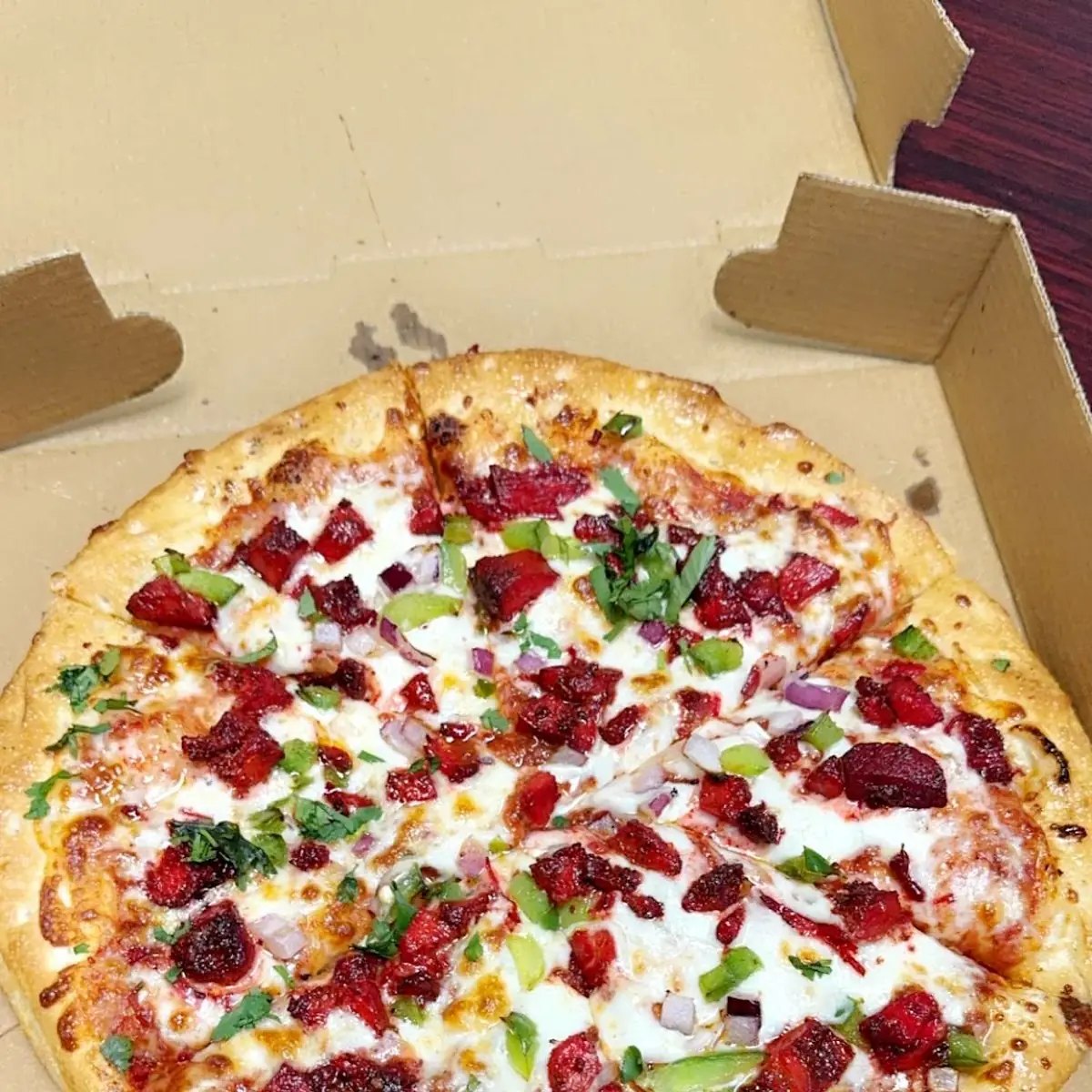 Halal Chicken Tikka Pizza Small