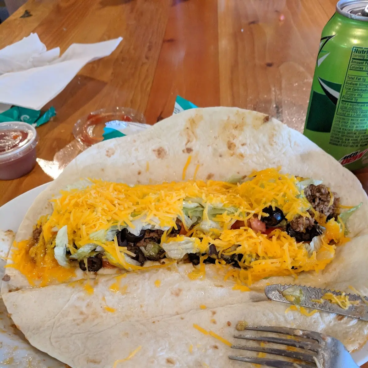 Single Soft Shell Taco