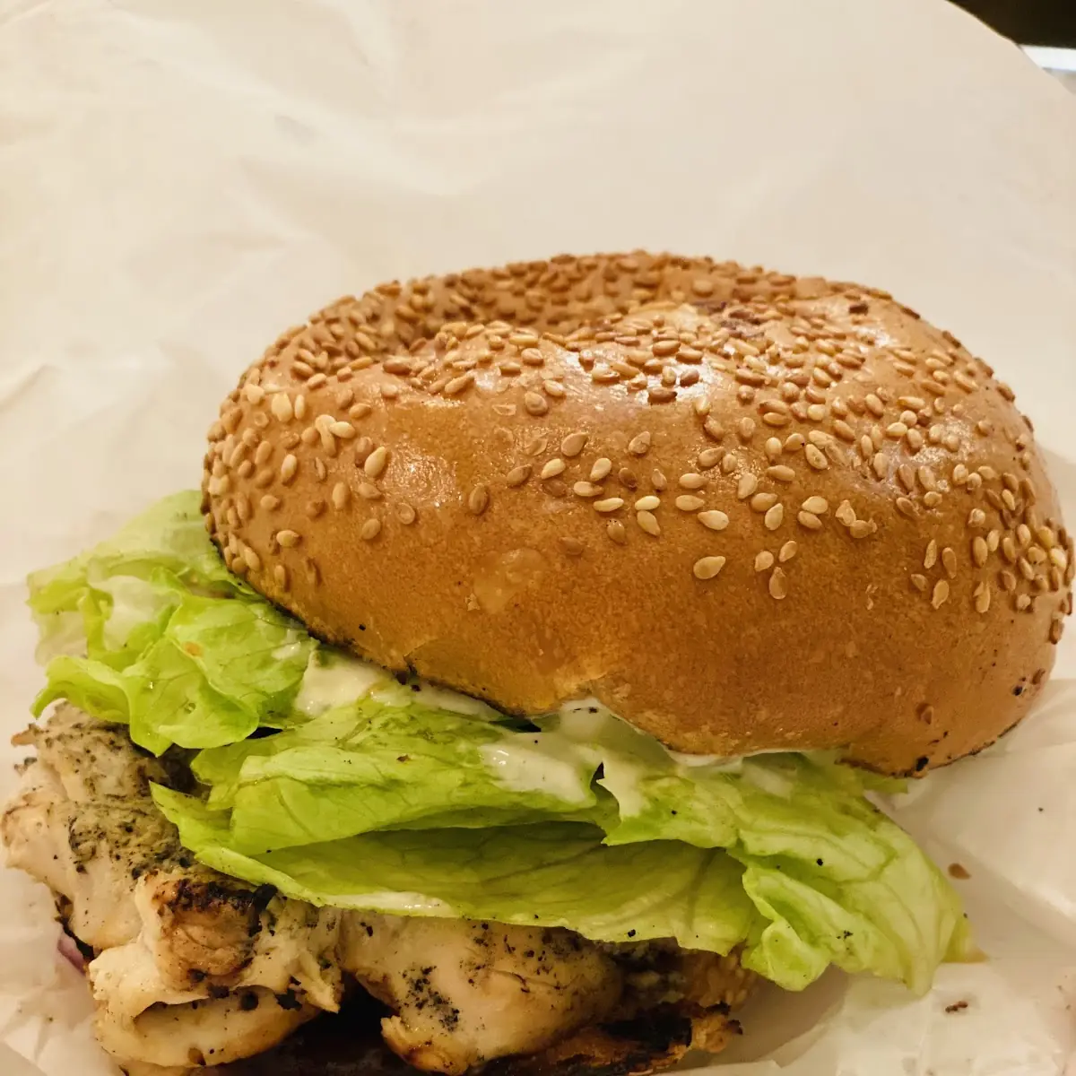 Barbecue Chicken Burger