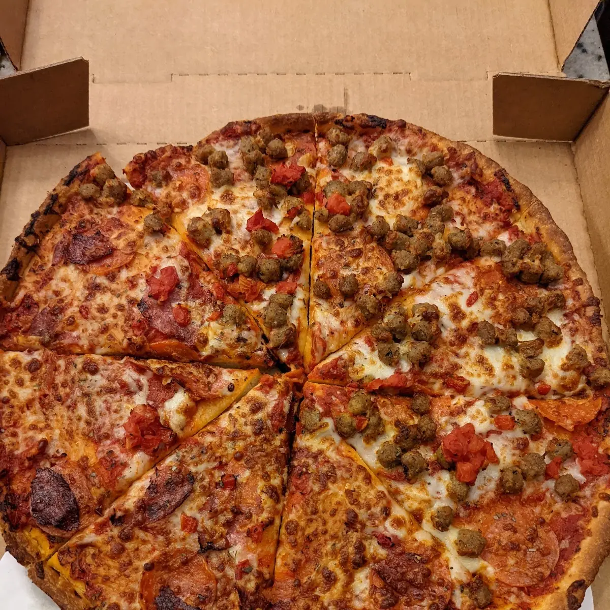 Pork Sausage Pizza