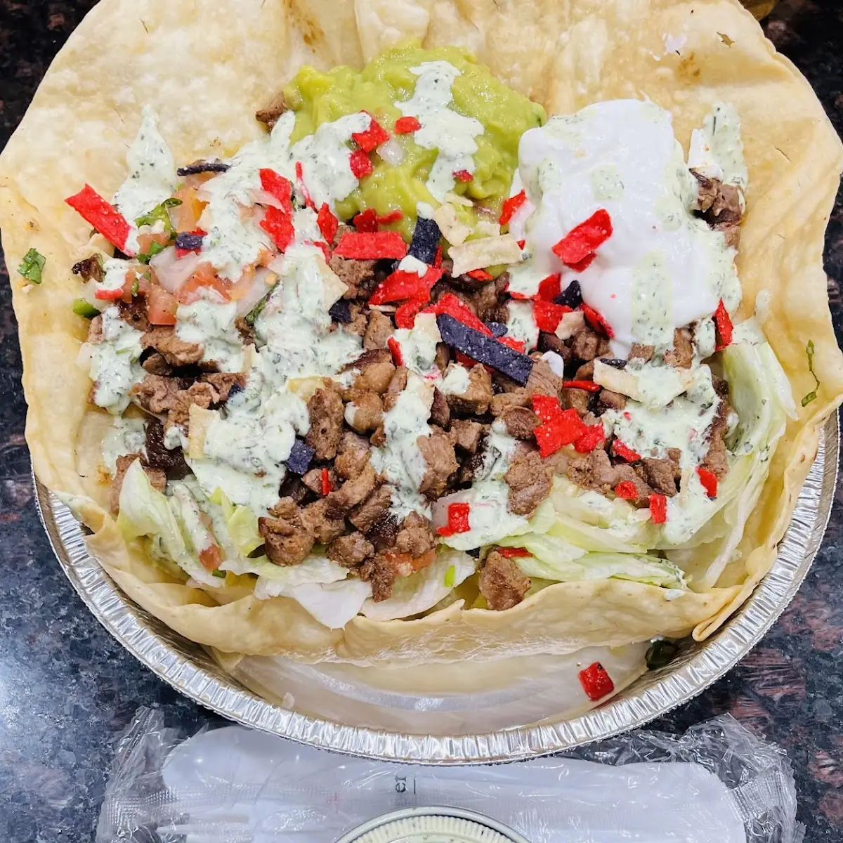 Carne Asada Taco Salad