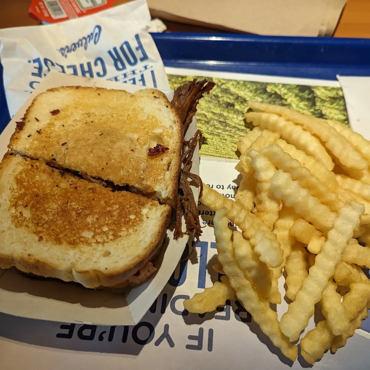 Beef Pot Roast Grilled Cheese Sandwich