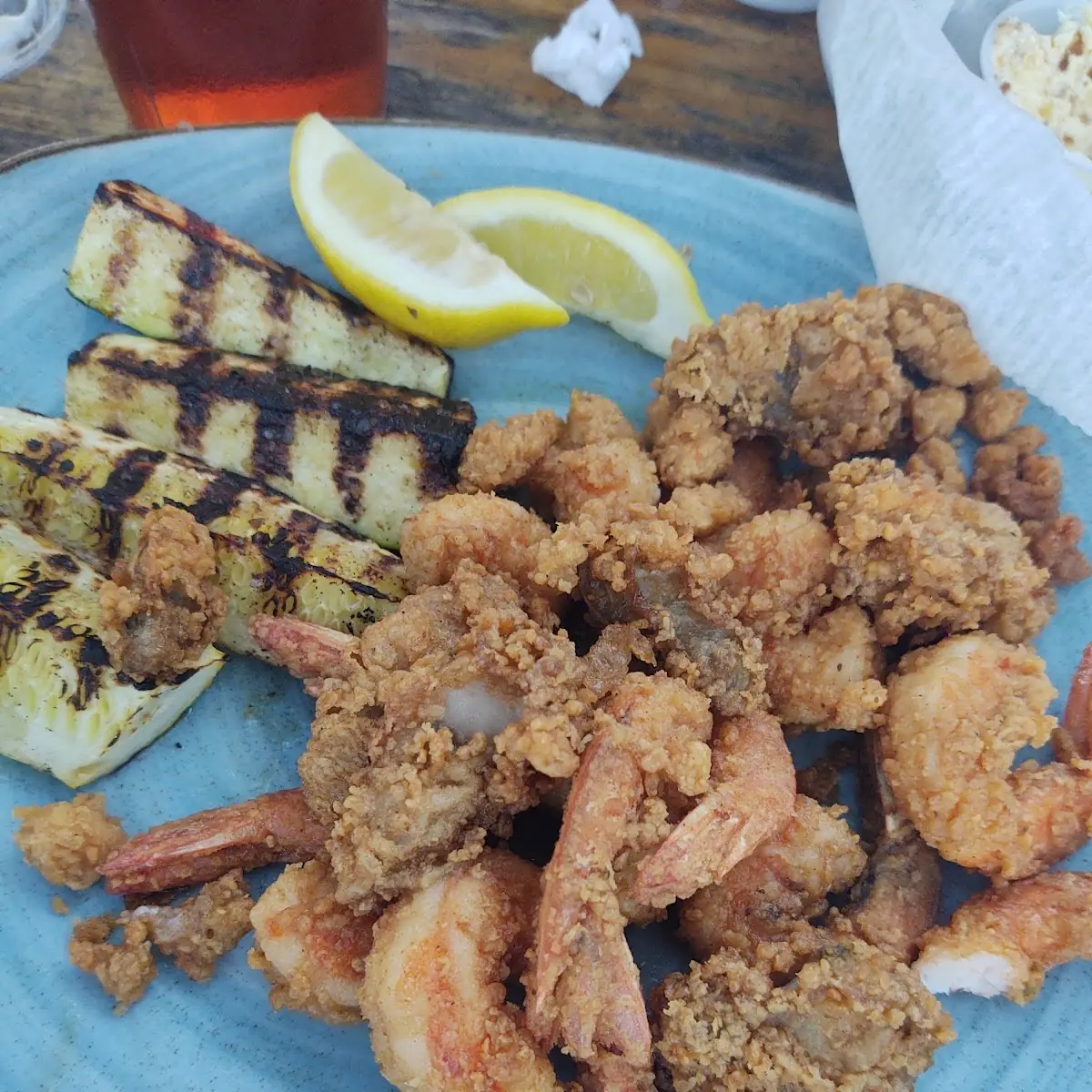 Fried Shrimp and Oysters