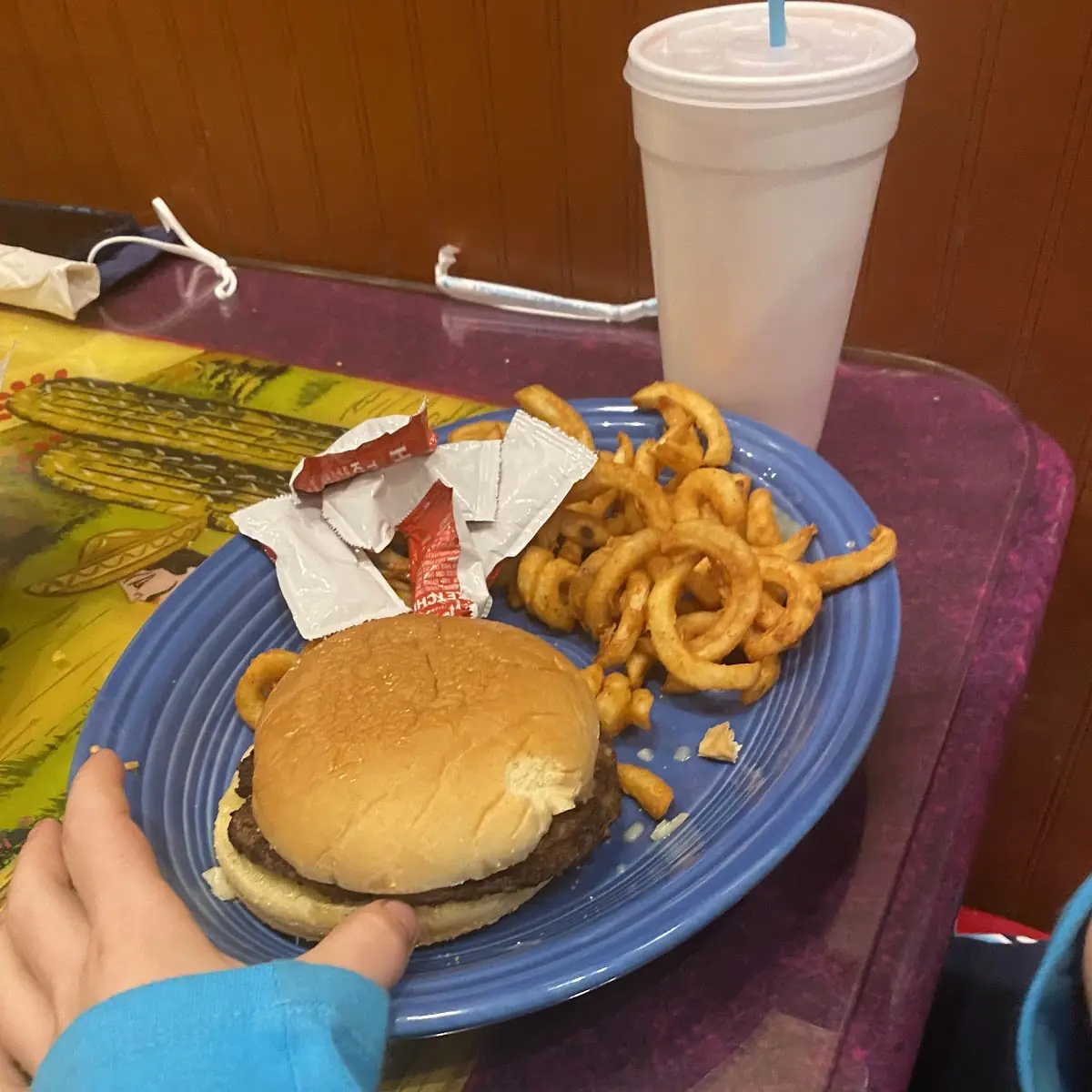 Kids Meal Burger and Fries