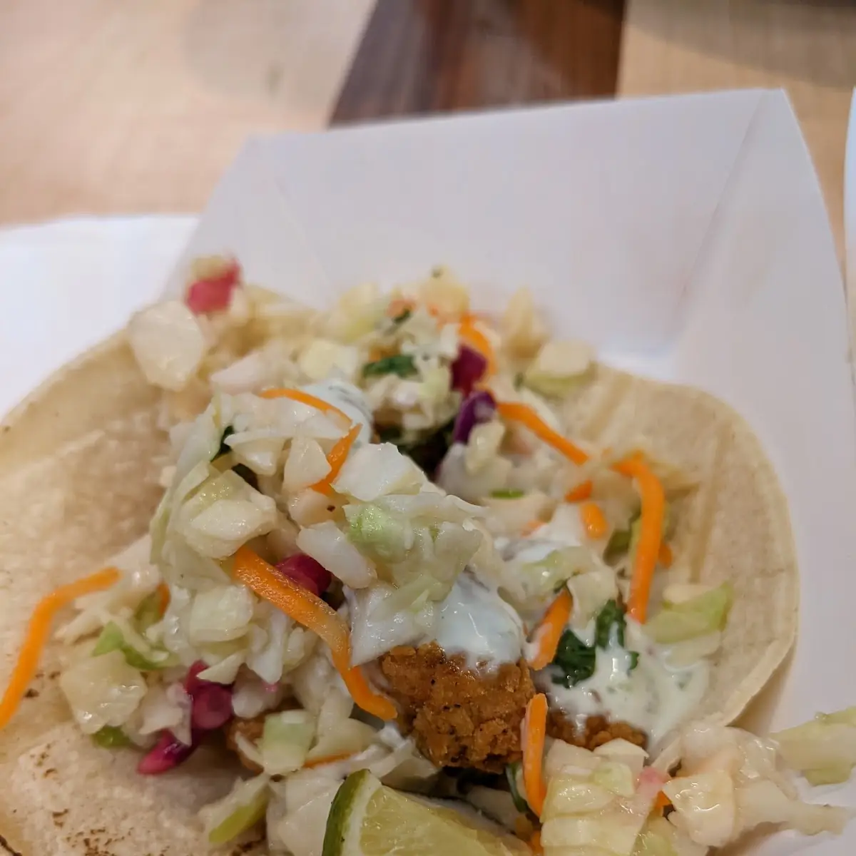 Fried Chicken Taco