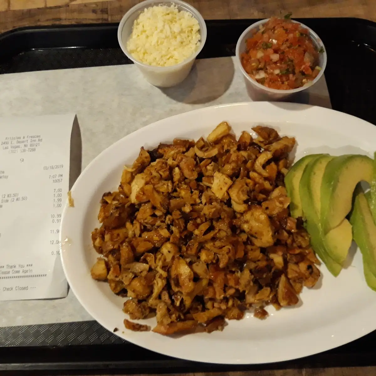 Low Carb Chicken Platter
