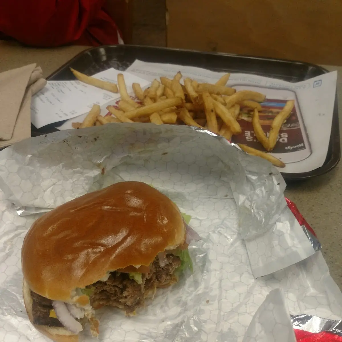Dave's Double Cheeseburger Combo