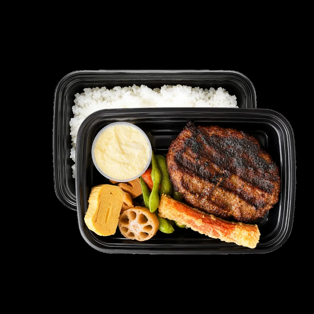 Hamburger Steak Bento