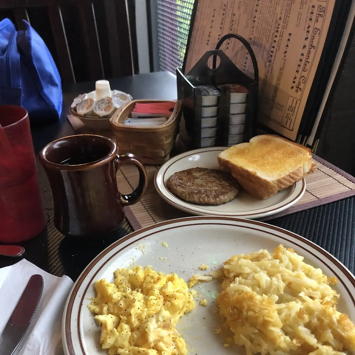Scrambled Eggs with American Cheese
