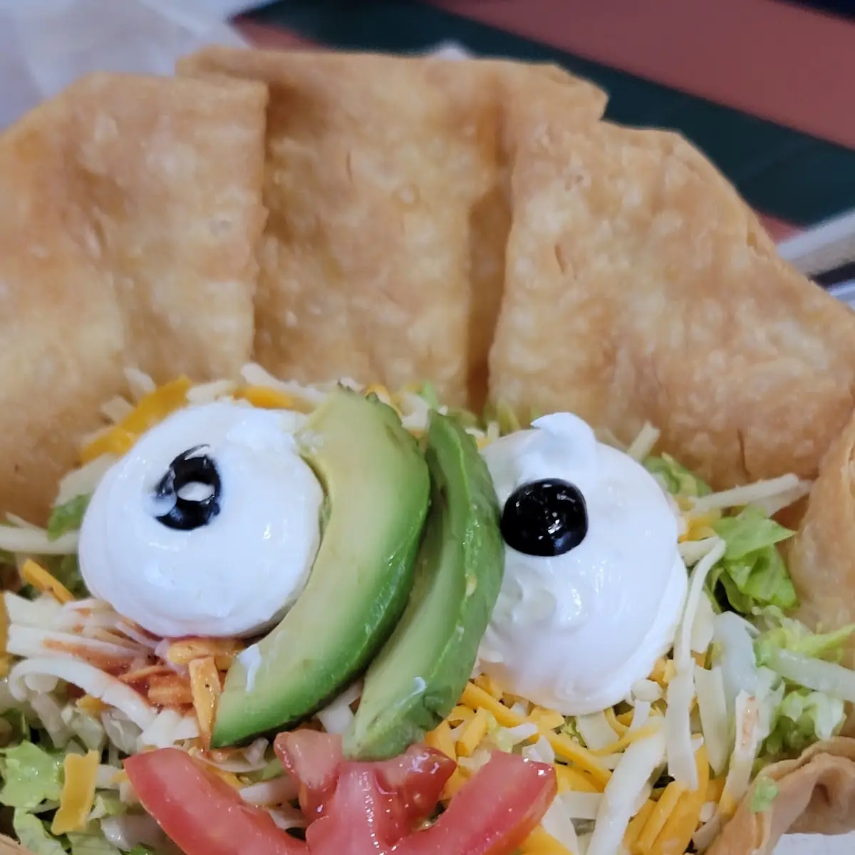 Shredded Beef Taco Salad