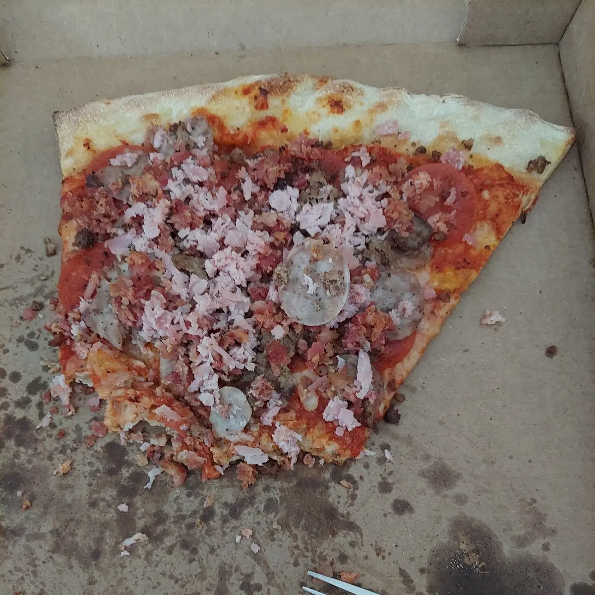 Pepperoni Pizza Slice Bigger Than Your Head