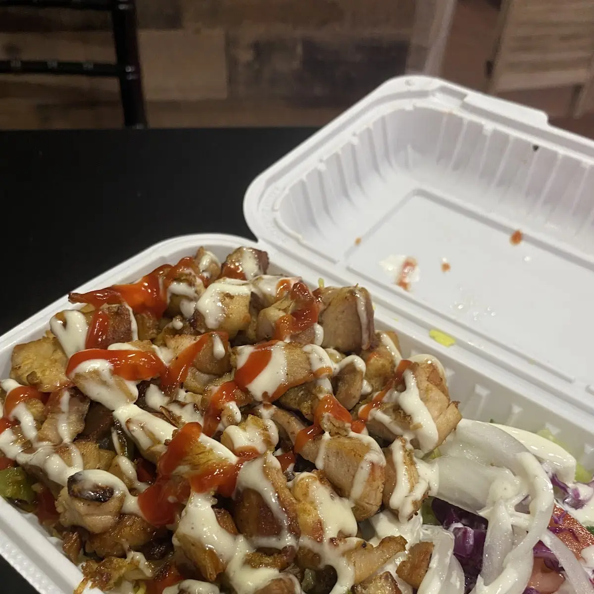 Chicken Gyro over Rice Large