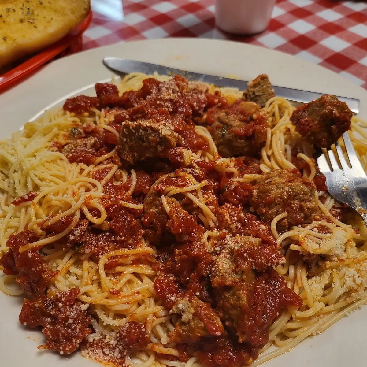 Spaghetti & Meatballs or Sausage