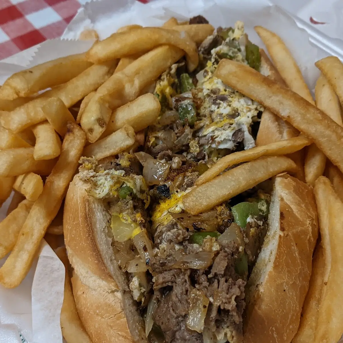 Steak N Egg Philly Cheesesteak