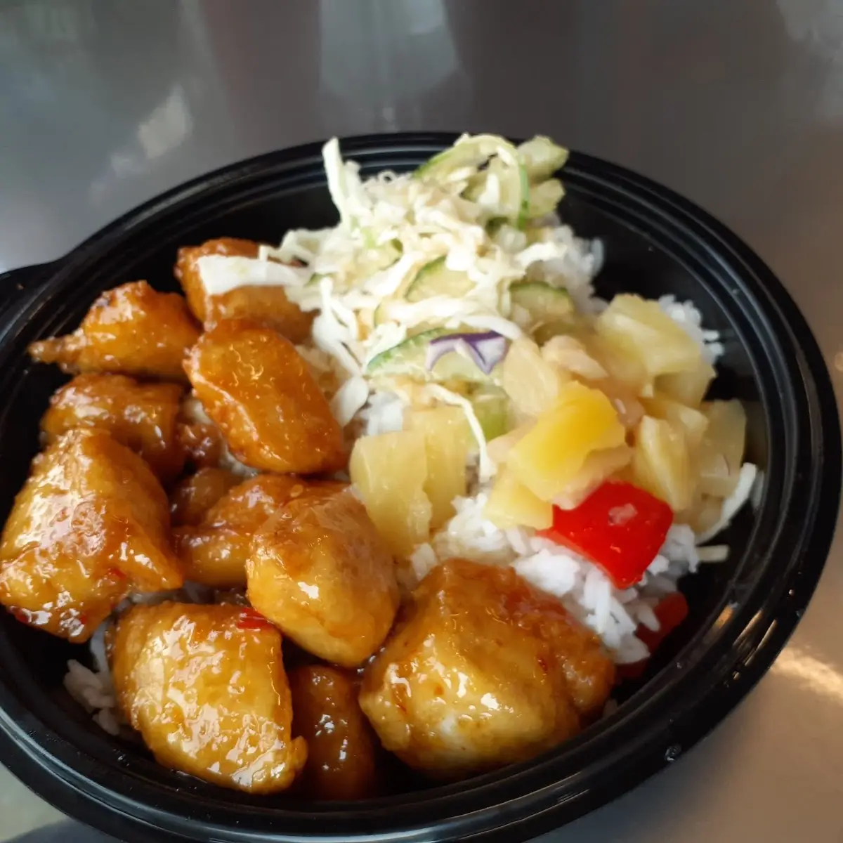 Orange Chicken Rice Bowl