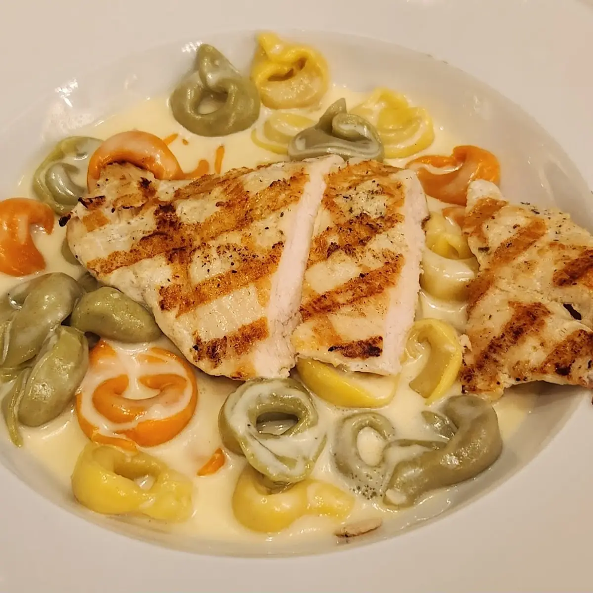 Tortellini Alfredo with Chicken