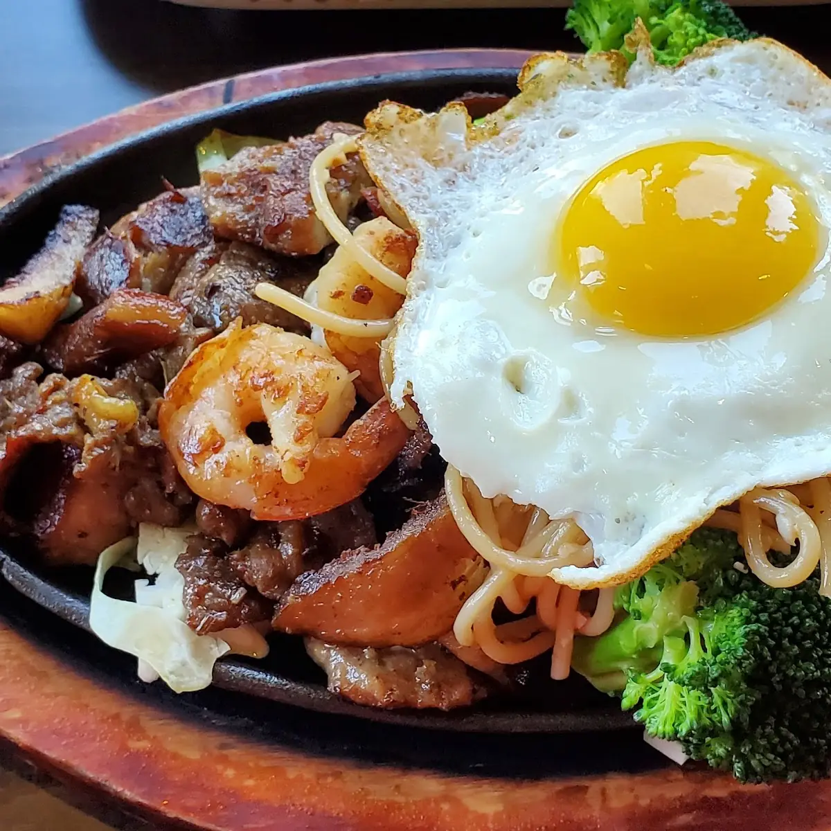 Combo Sizzling Rice Plate
