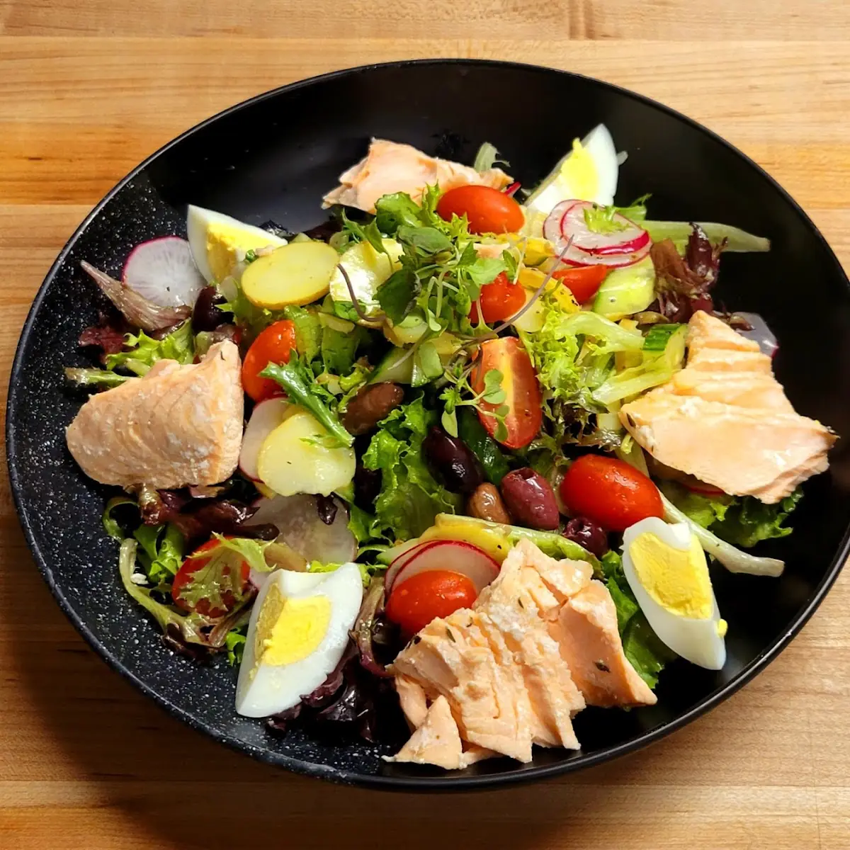 Salmon Nicoise Salad