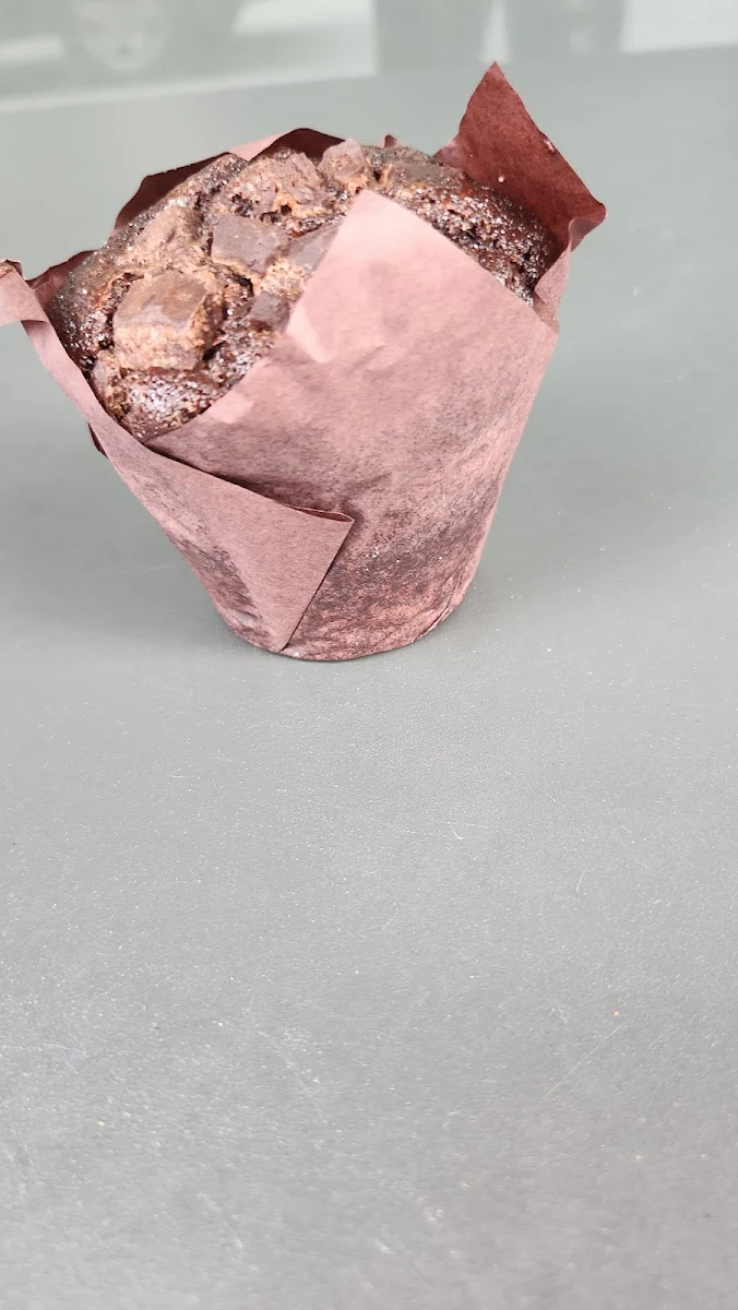 Vegan Double Chocolate Muffin