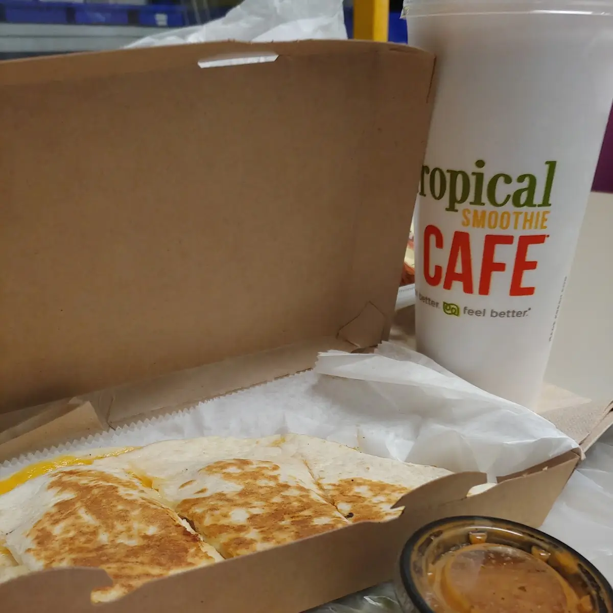 Chicken and Cheese Quesadilla