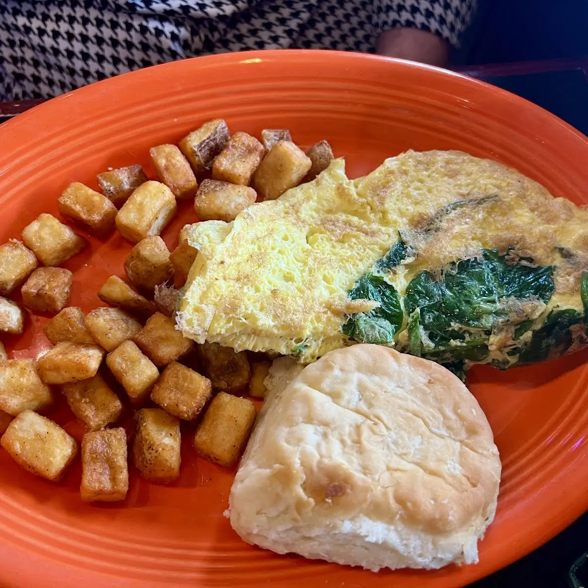 Spinach and Feta Omelette
