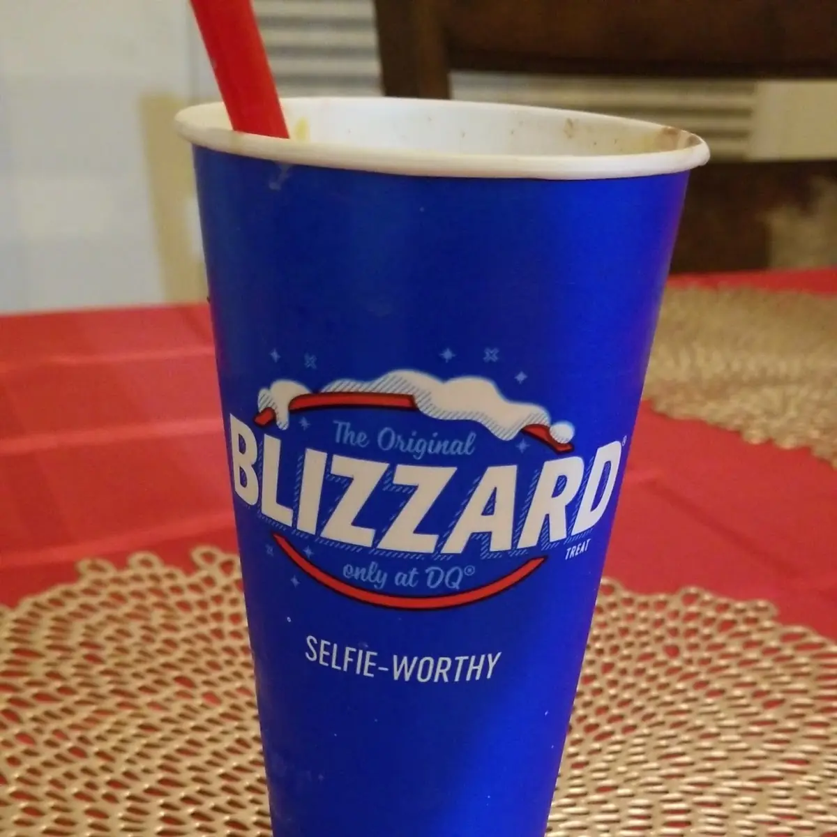 Chocolate Chip Cookie Dough mnm Blizzard