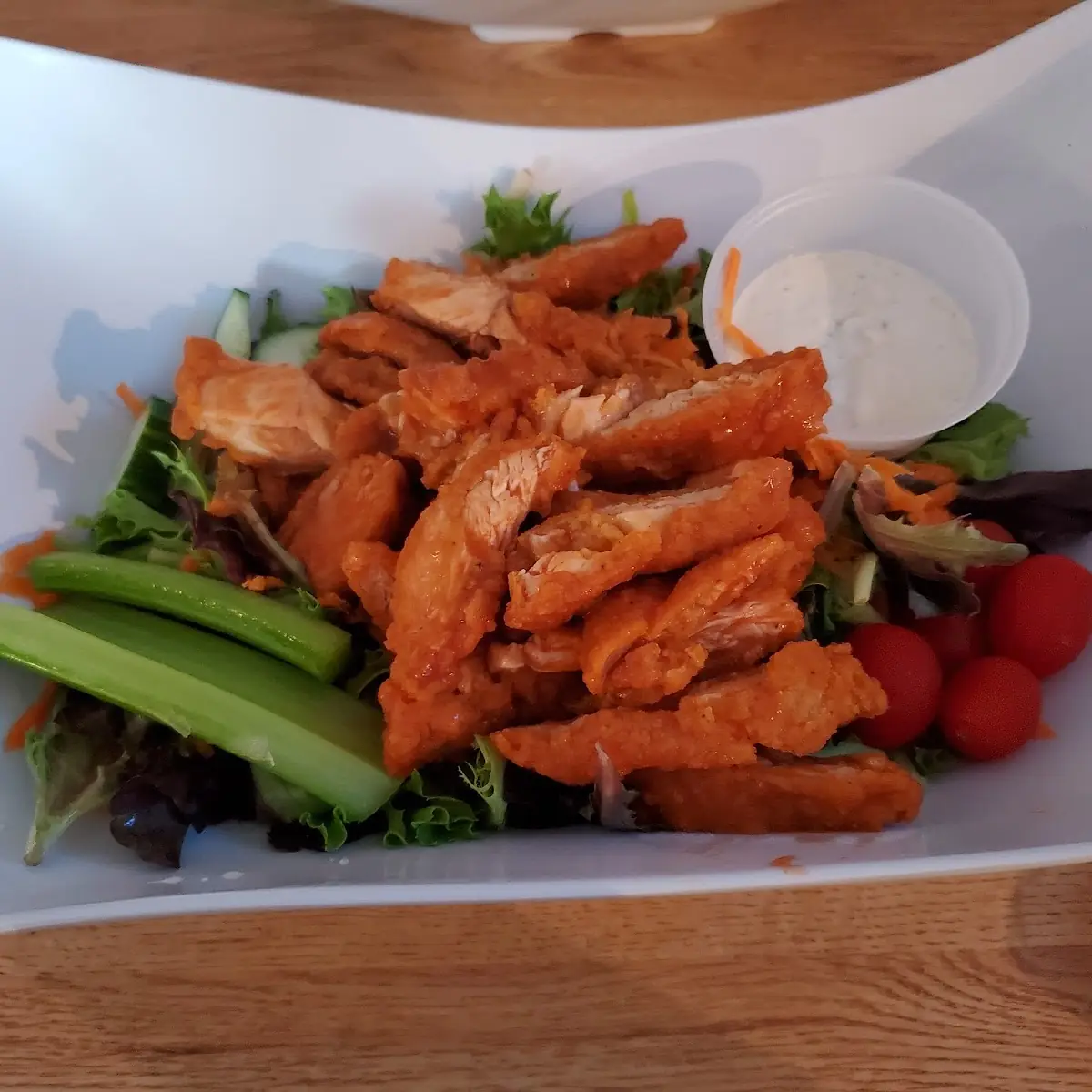 Buffalo Chicken Garden Salad