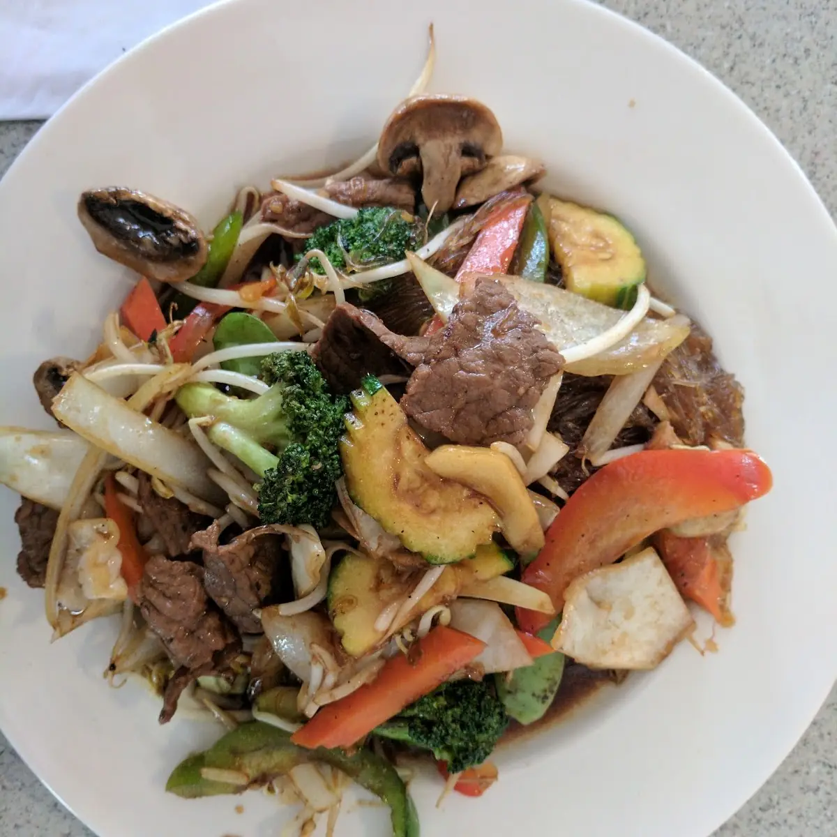 Vermicelli Noodles with Beef