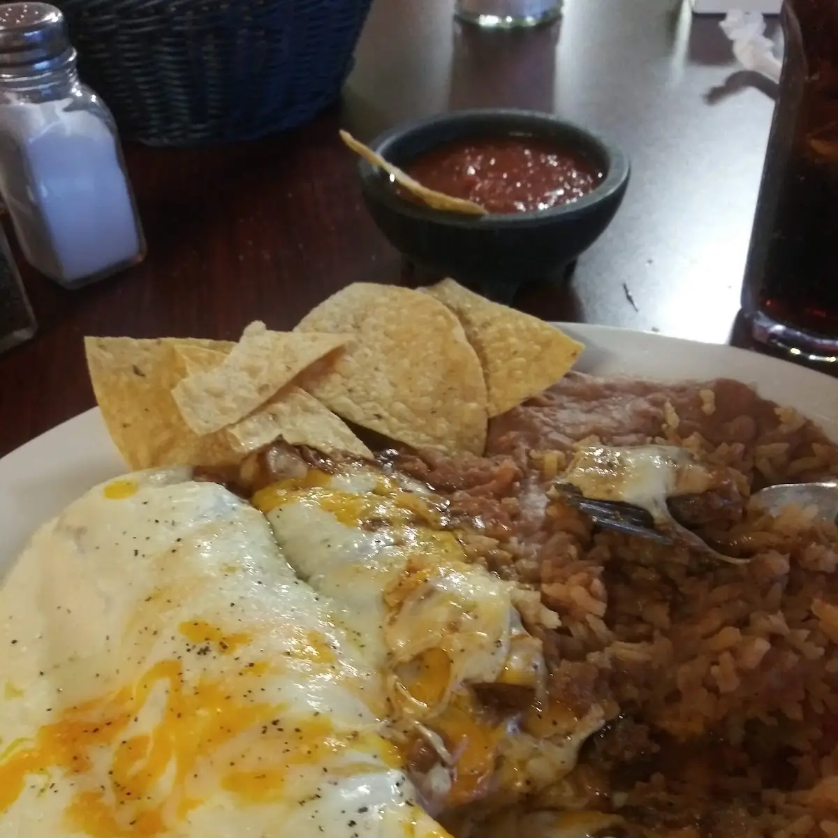 Beef N Chicken Burrito