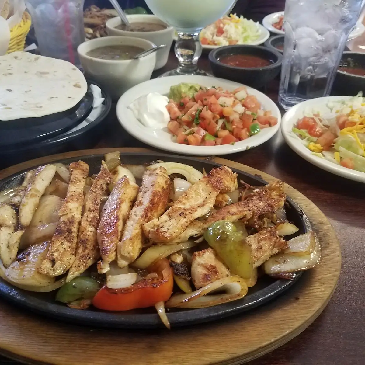 Steak and Shrimp Fajitas